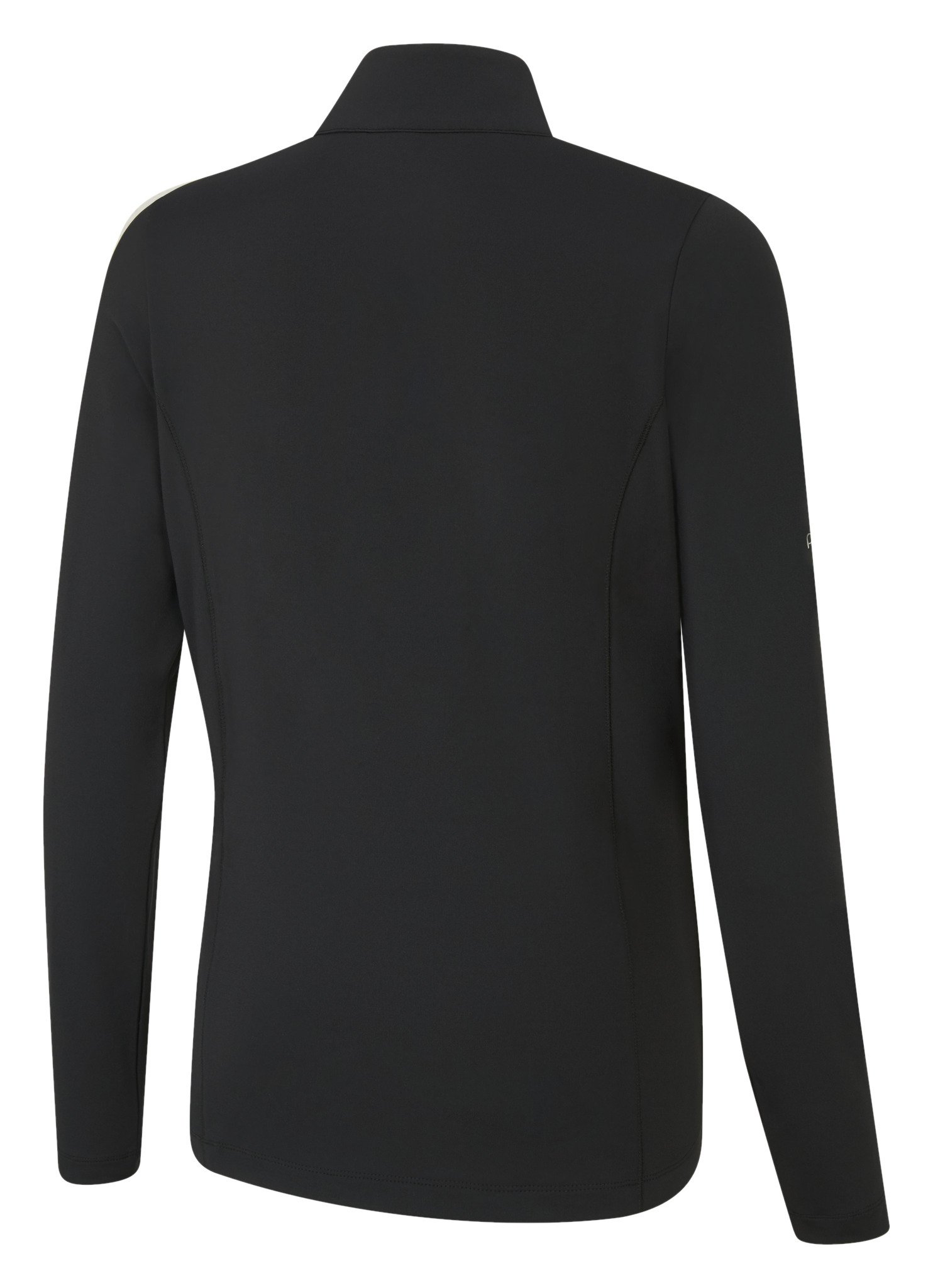 PING Aveline Half Zip damskjorta med lång ärm, svart
