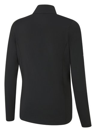 PING Aveline Half Zip damskjorta med lång ärm, svart