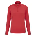 PING Aveline Half Zip damtopp med lång ärm, cayenne