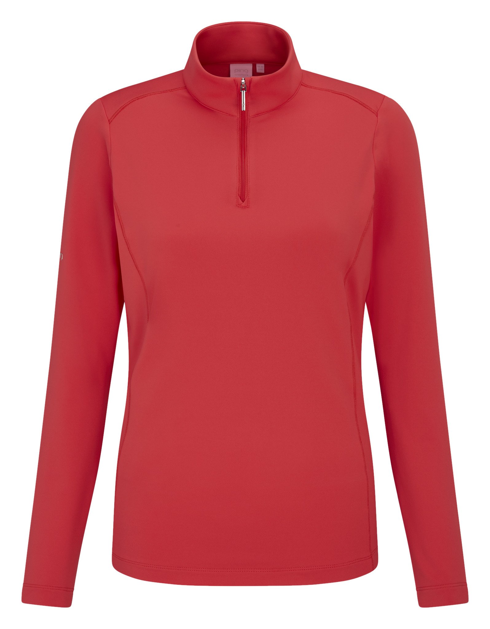 PING Aveline Half Zip damtopp med lång ärm, cayenne