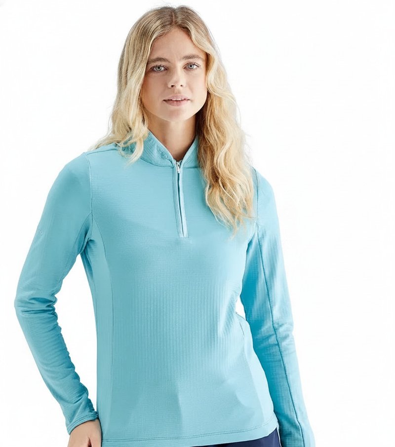 PING Abigale Performance Fleece damtröja, oasis