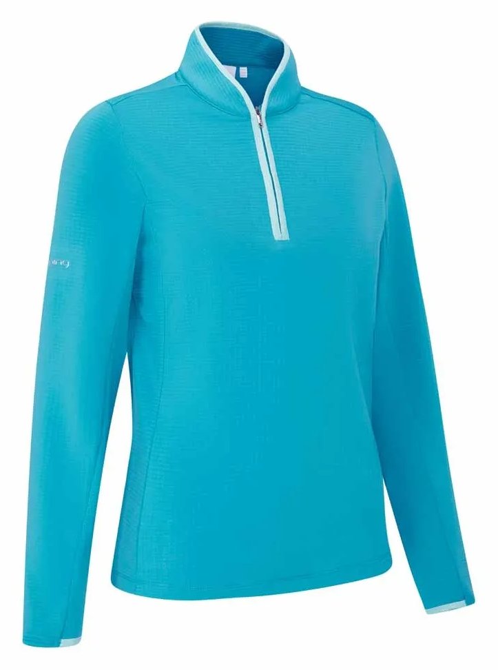 PING Abigale Performance Fleece damtröja, turkos