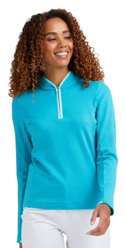 PING Abigale Performance Fleece damtröja, turkos