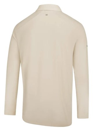 PING Demitri Longsleeve herr polo, egret
