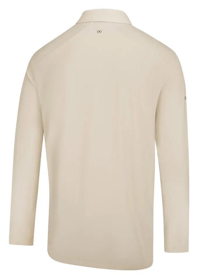 PING Demitri Longsleeve herr polo, egret