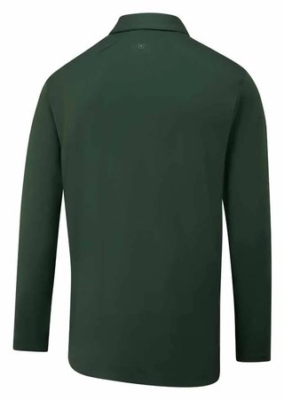 PING Demitri Longsleeve herr polo, gorse green