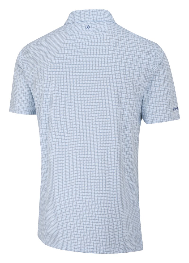 PING Gilmore herr polo, white/dusty blue