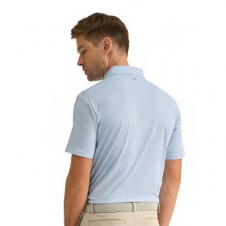 PING Gilmore herr polo, white/dusty blue
