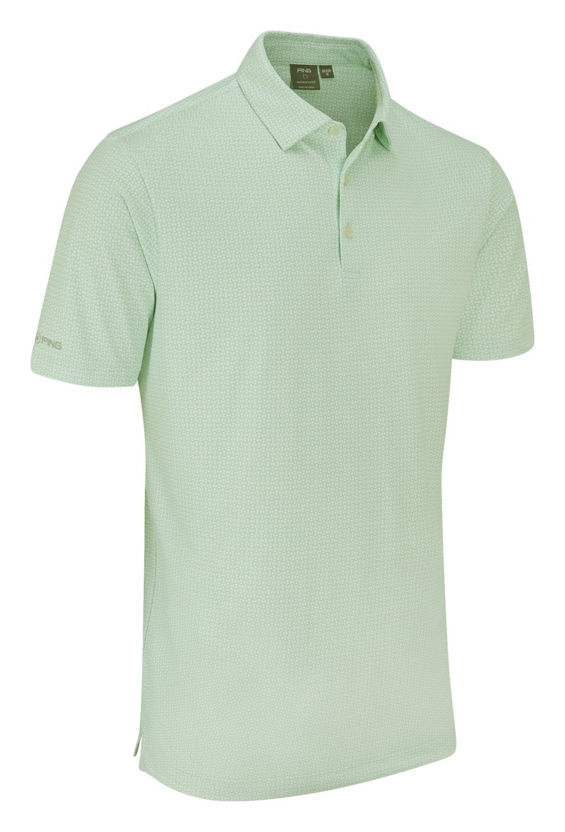 PING Gilmore herr polo, jade/white