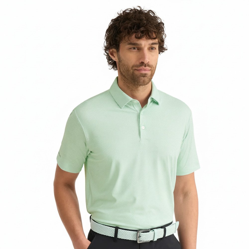 PING Gilmore herr polo, jade/white