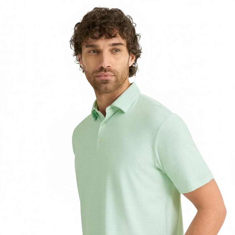 PING Gilmore herr polo, jade/white