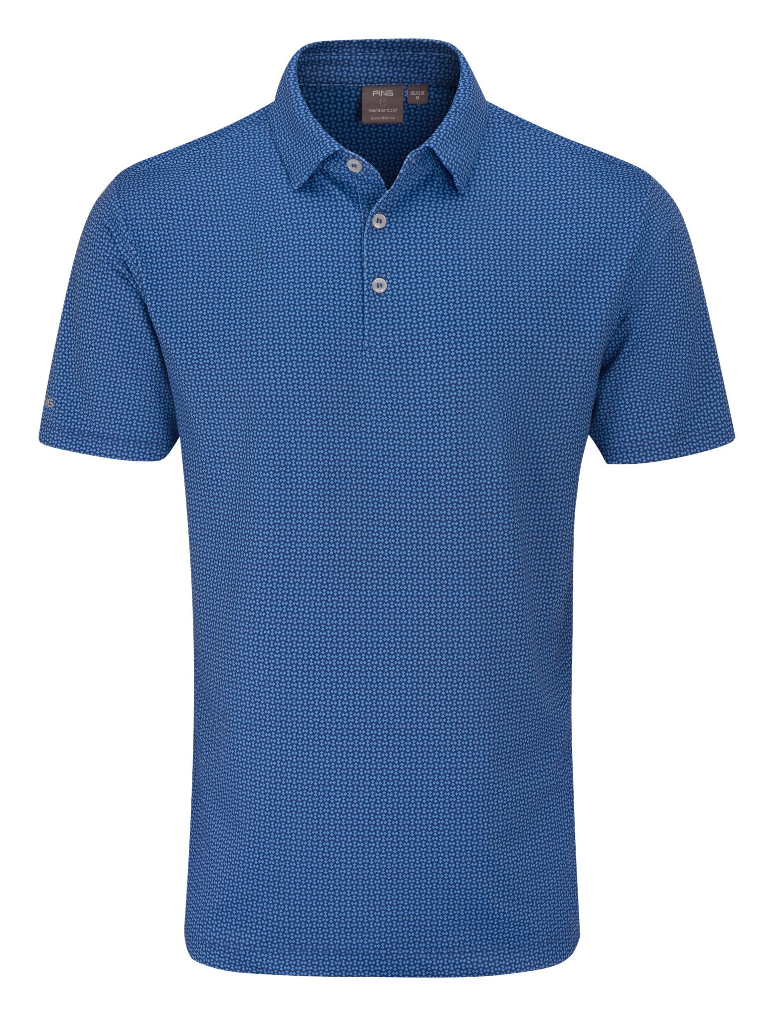 PING Gilmore herr polo, midnight/infinity blue