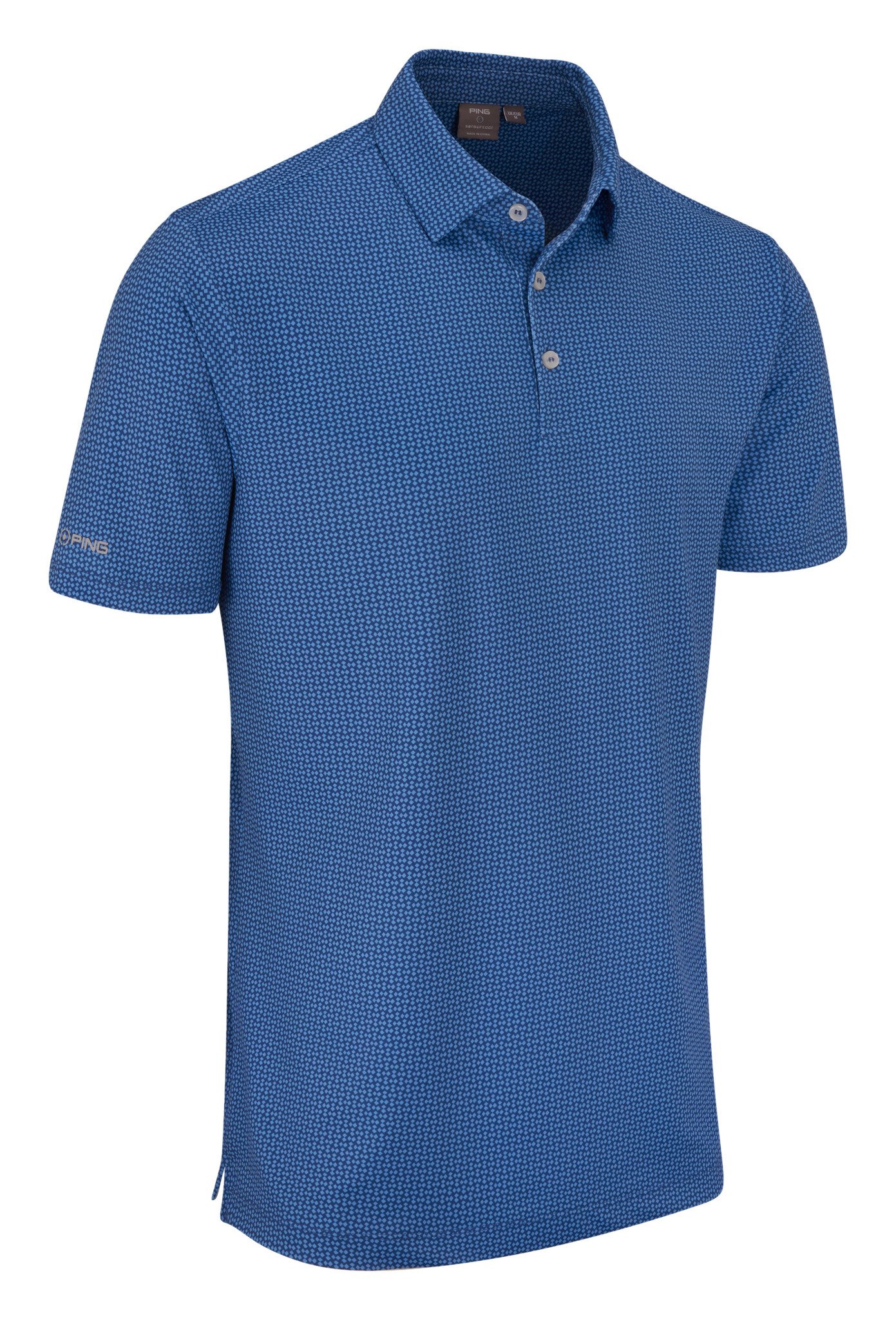 PING Gilmore herr polo, midnight/infinity blue