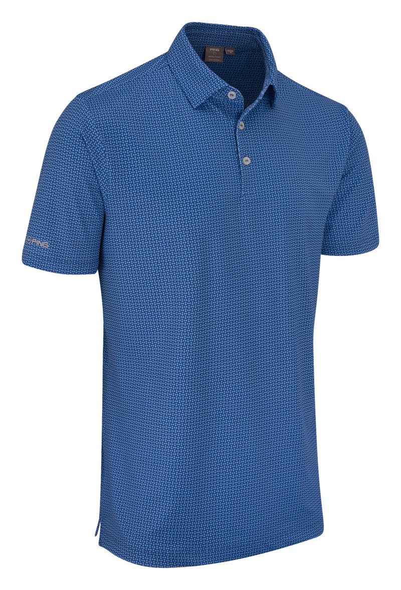PING Gilmore herr polo, midnight/infinity blue
