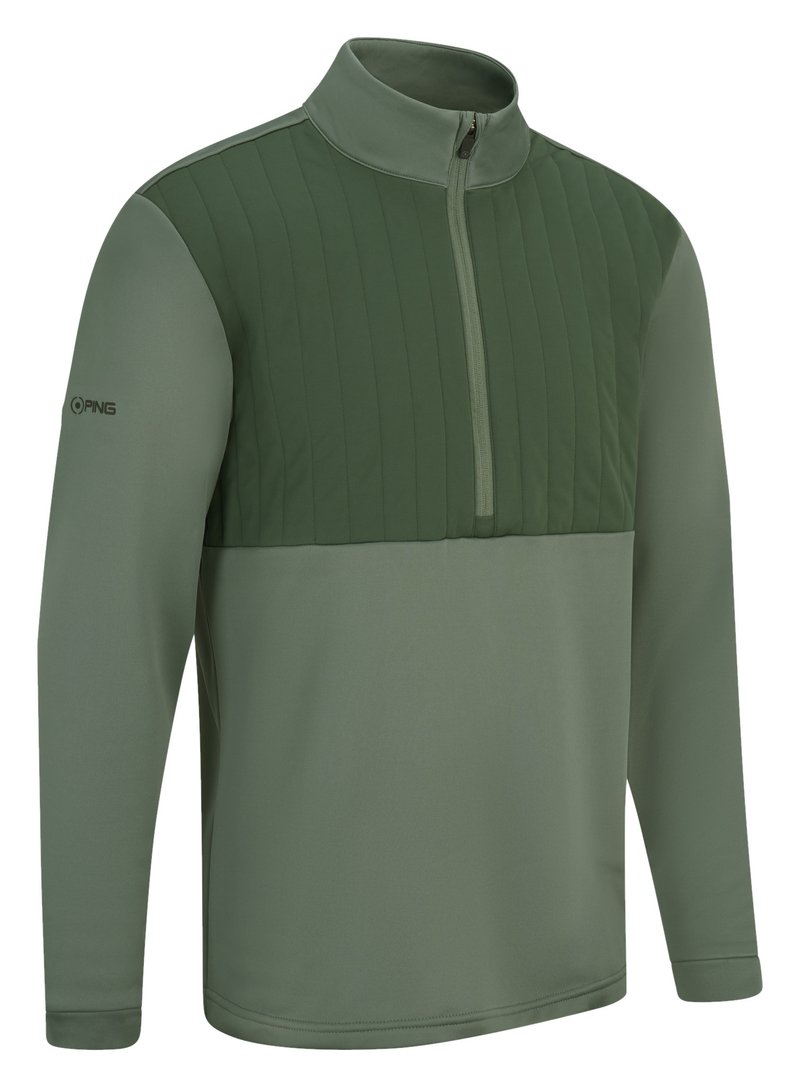 PING Ezra herr sweatshirt, laurel/gorse green