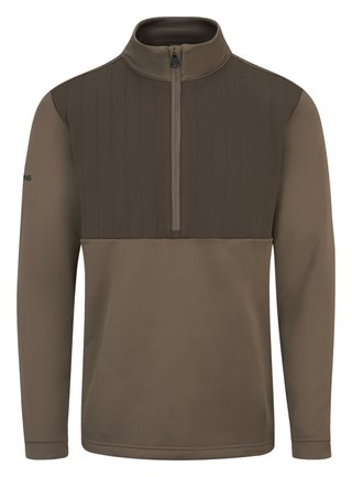 PING Ezra herr sweatshirt, coffee/bracken
