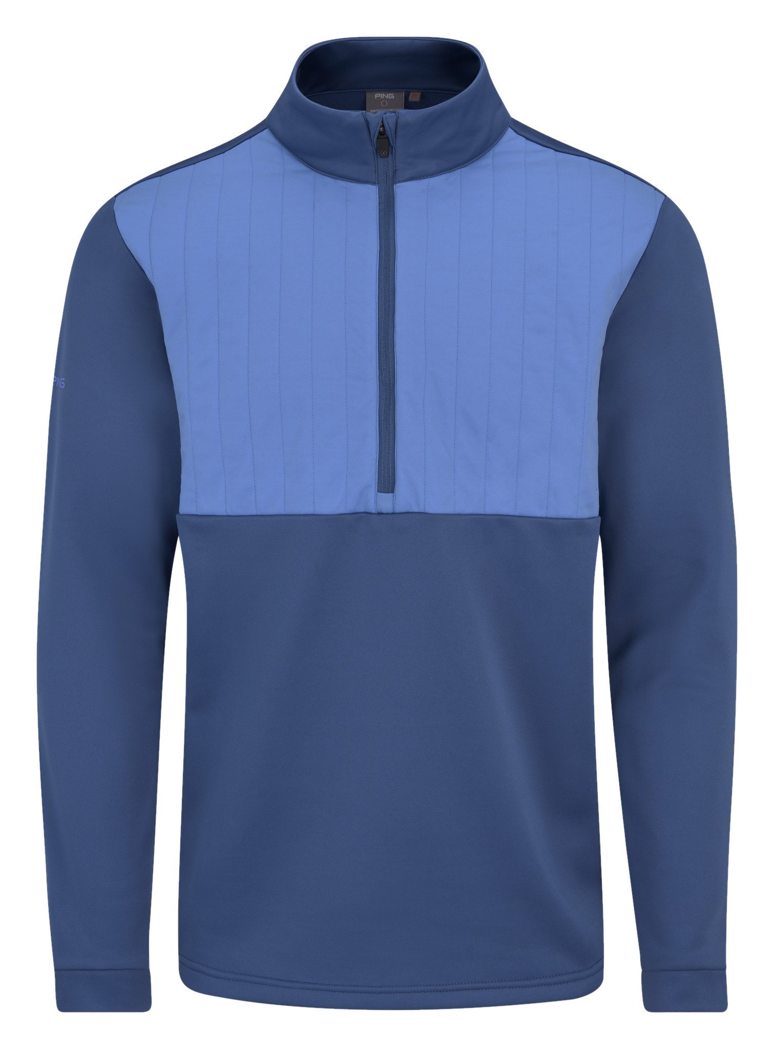 PING Ezra herr sweatshirt, deep sea blue/blue yonder
