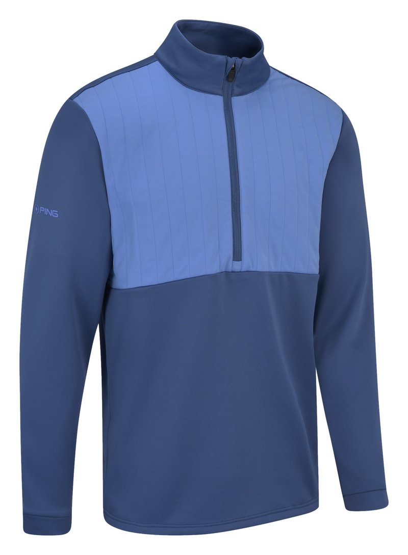 PING Ezra herr sweatshirt, deep sea blue/blue yonder