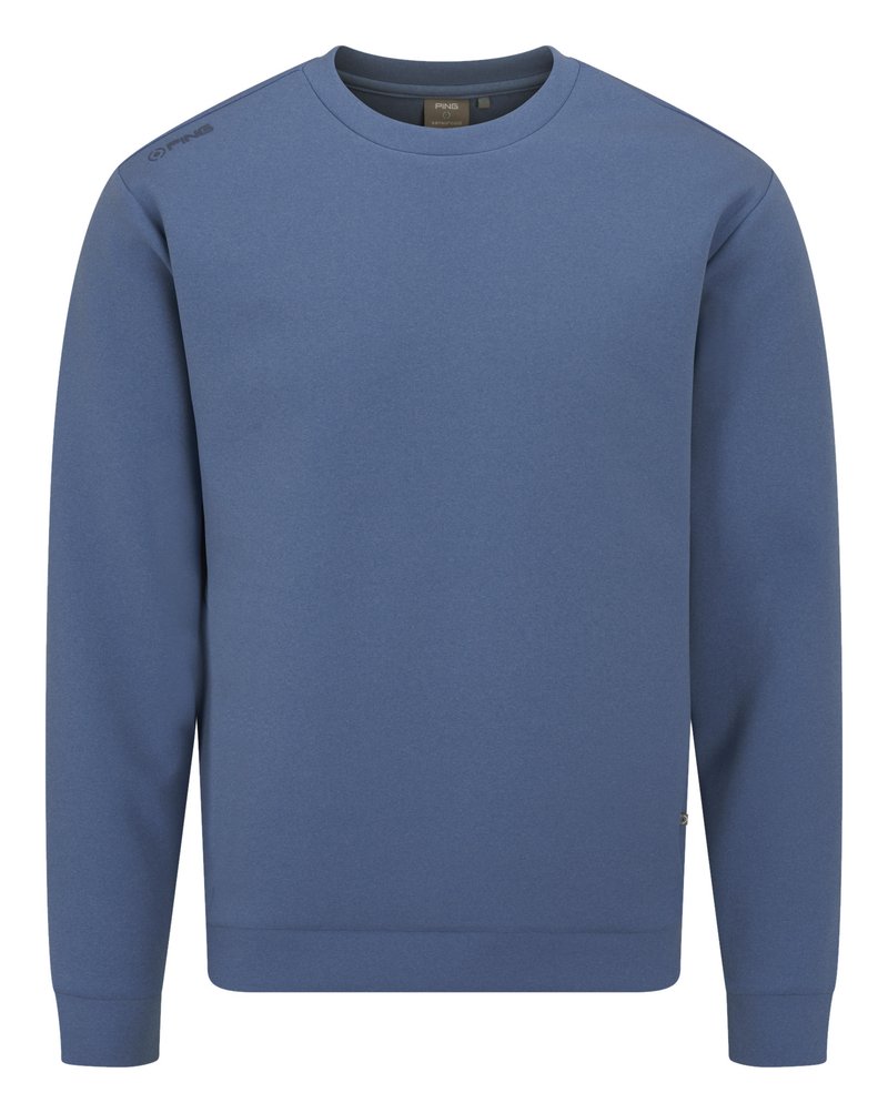 PING Freddie herr sweatshirt, harbour blue marl