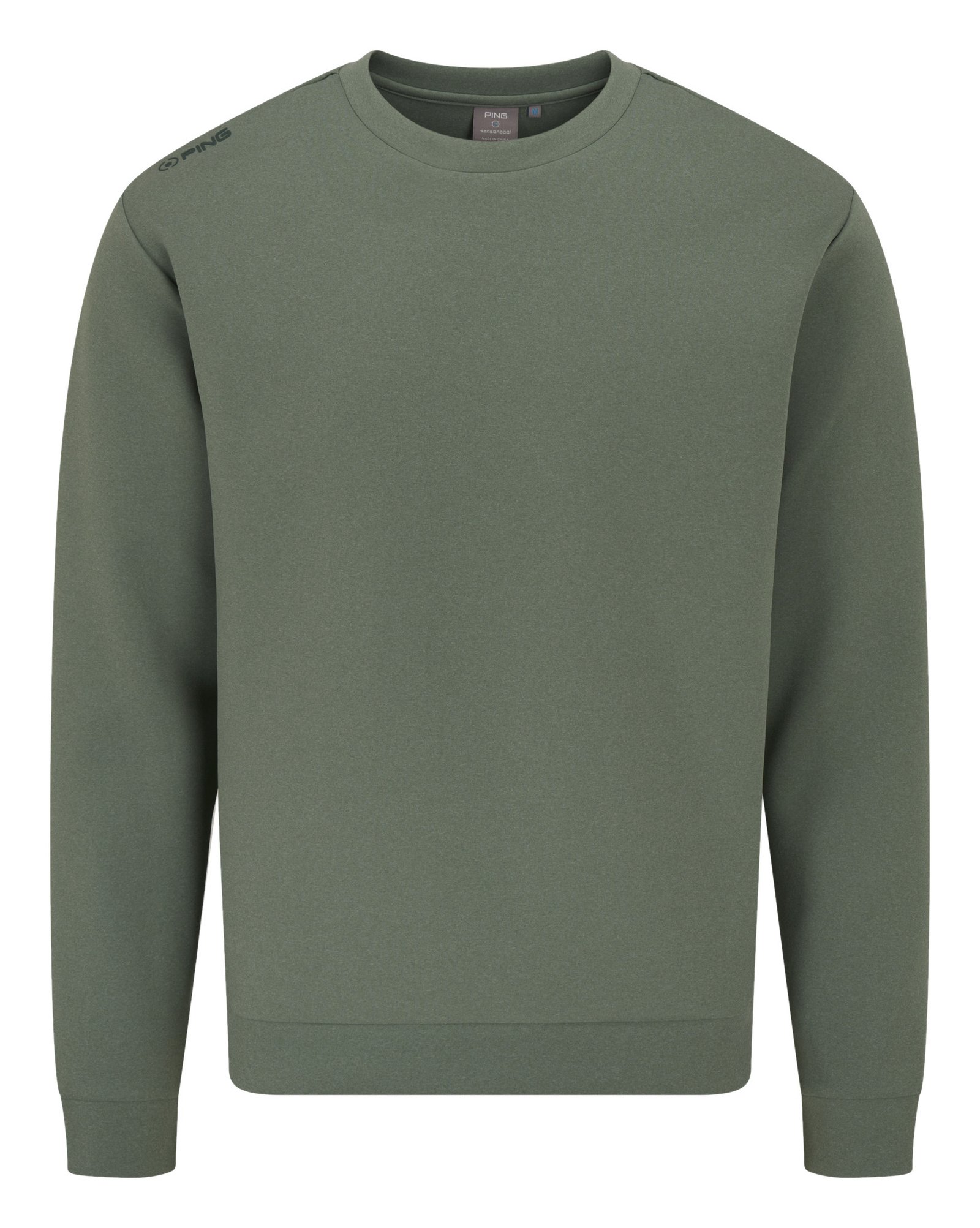 PING Freddie herr sweatshirt, laurel marl