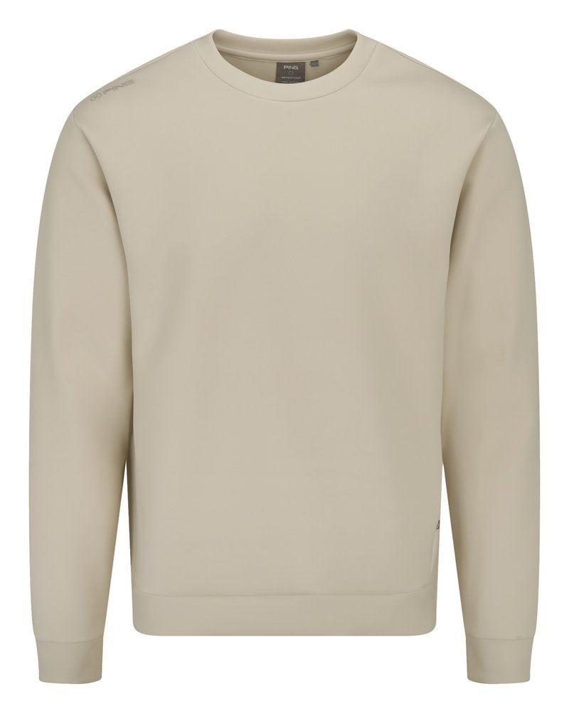 PING Freddie herr sweatshirt, chalk marl