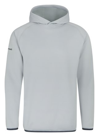 PING Saul herr hoodie sweatshirt, silver