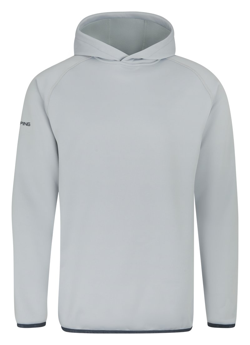 PING Saul herr hoodie sweatshirt, silver