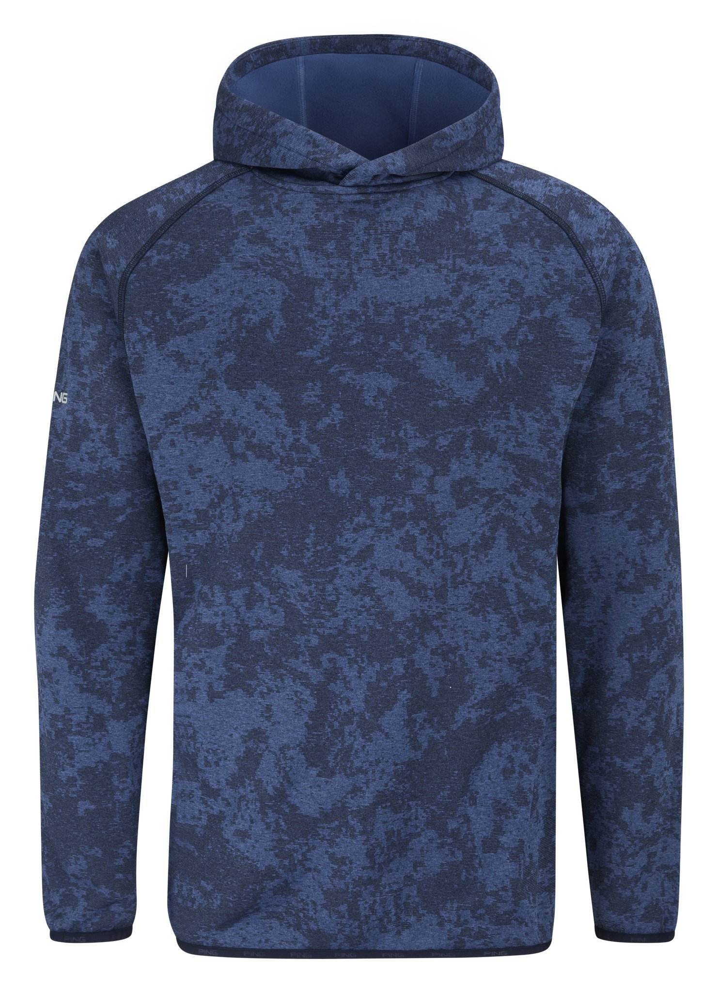 PING Saul herr hoodie sweatshirt, deep sea blue camo