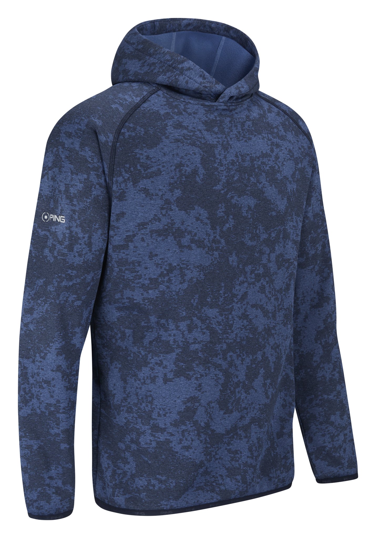 PING Saul herr hoodie sweatshirt, deep sea blue camo