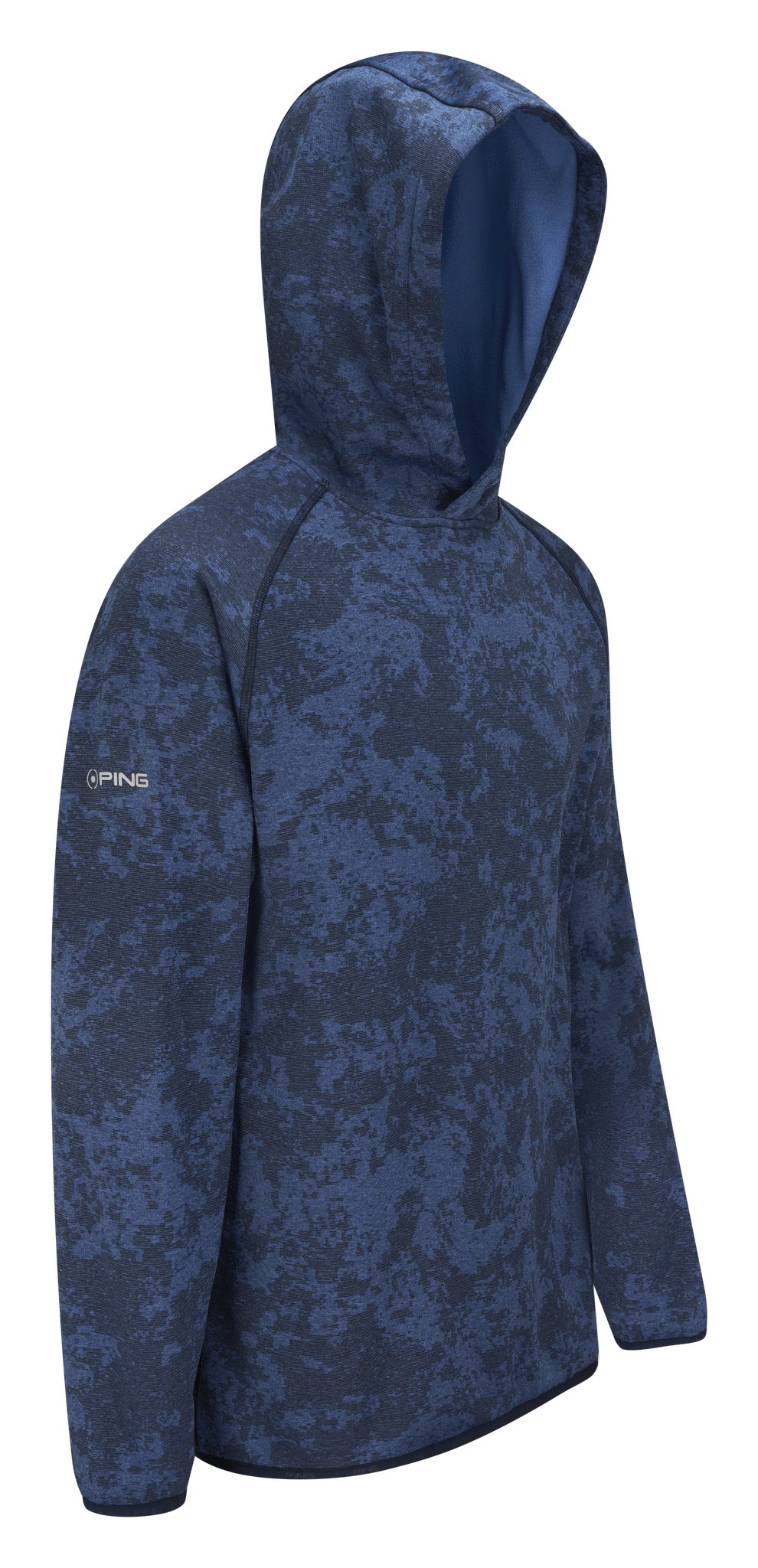 PING Saul herr hoodie sweatshirt, deep sea blue camo