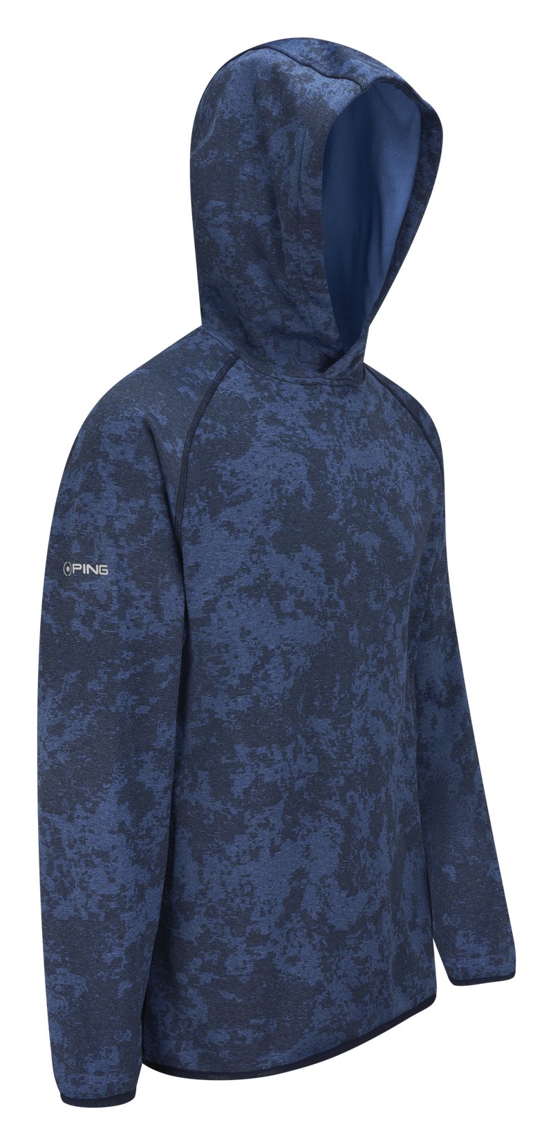 PING Saul herr hoodie sweatshirt, deep sea blue camo
