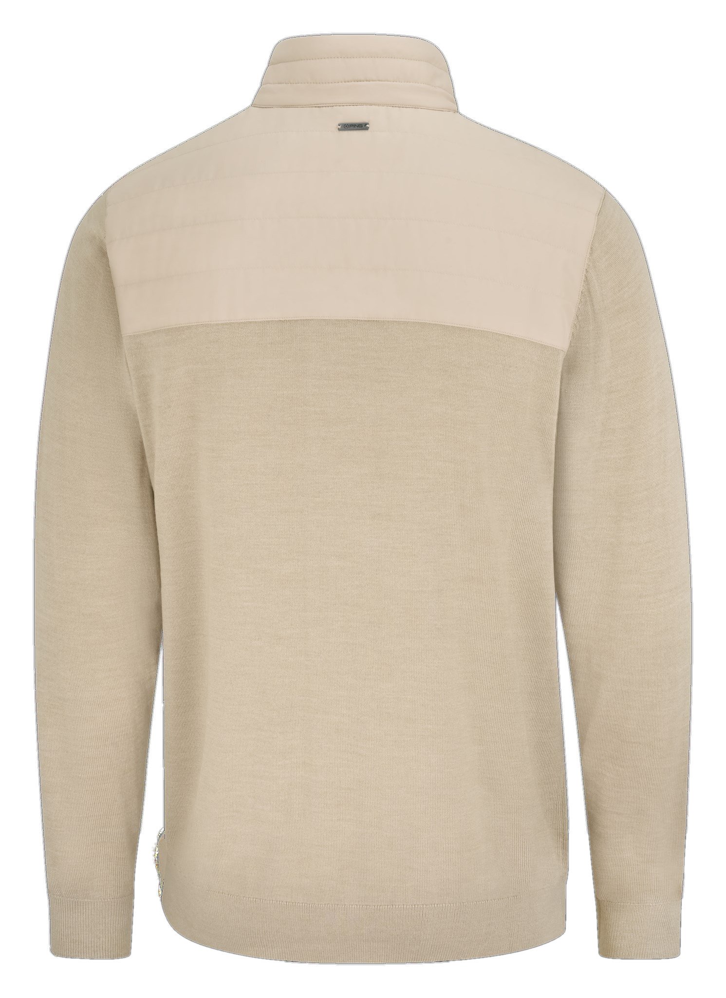 PING Barnaby herr sweatshirt, tawny marl