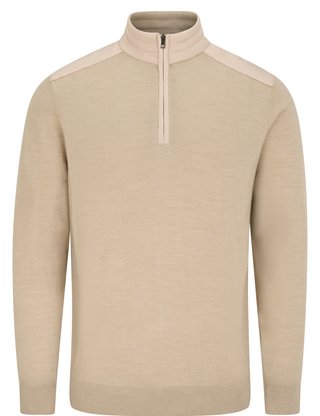 PING Barnaby herr sweatshirt, tawny marl