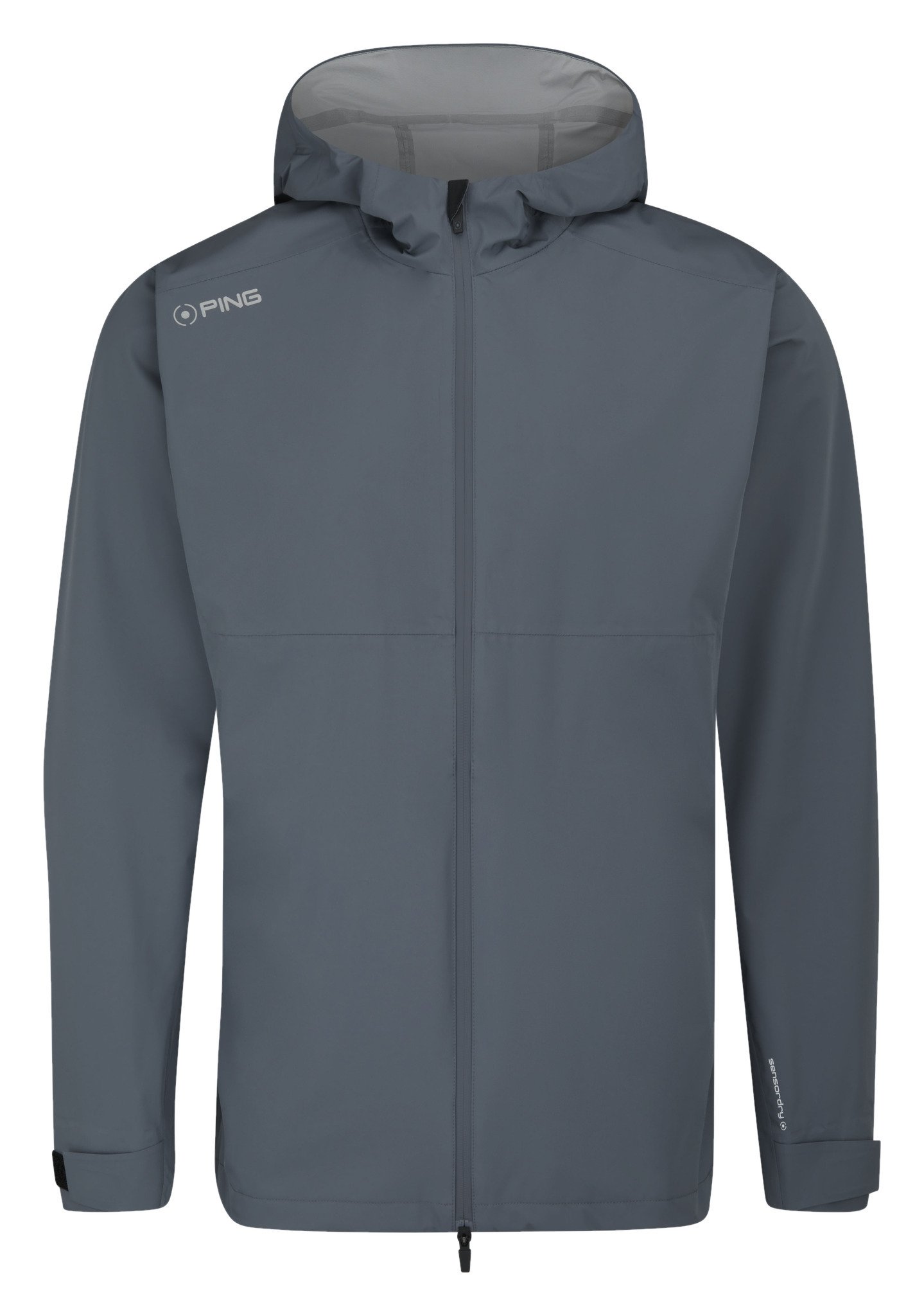PING AquaDrive Waterproof Hooded herr jacka, carbon