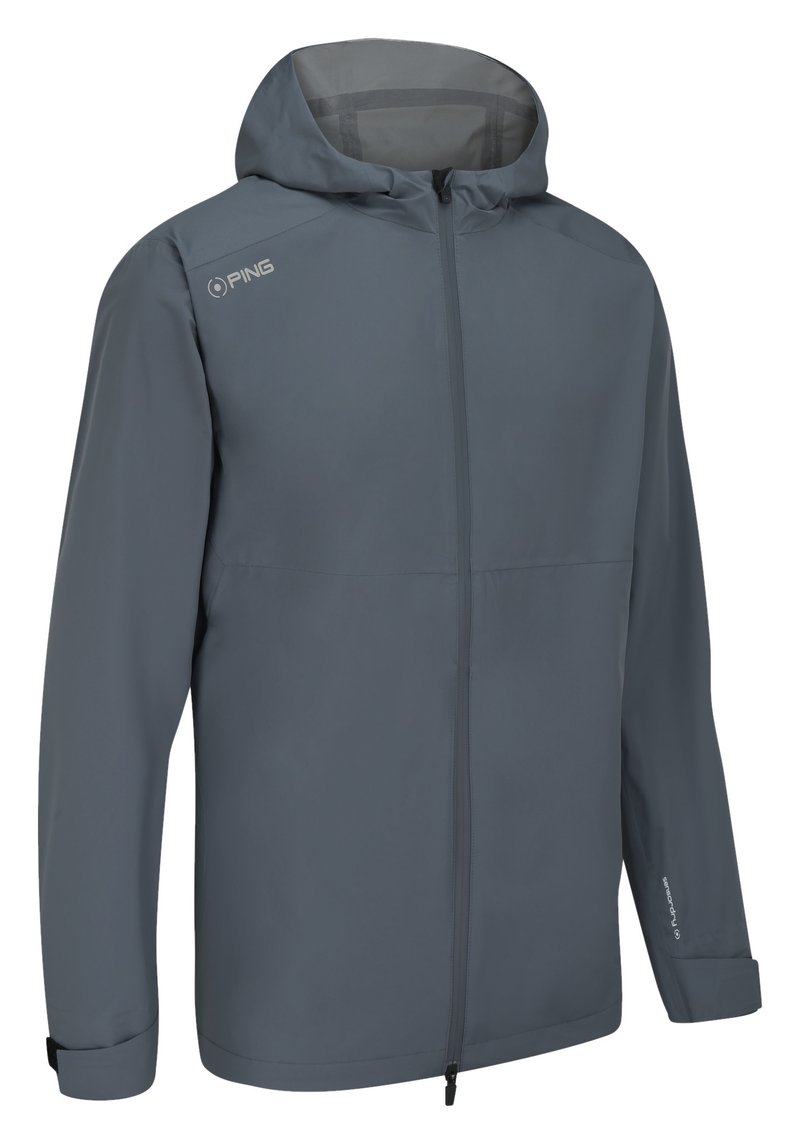 PING AquaDrive Waterproof Hooded herr jacka, carbon