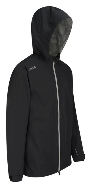 PING AquaDrive Waterproof Hooded herr jacka, svart