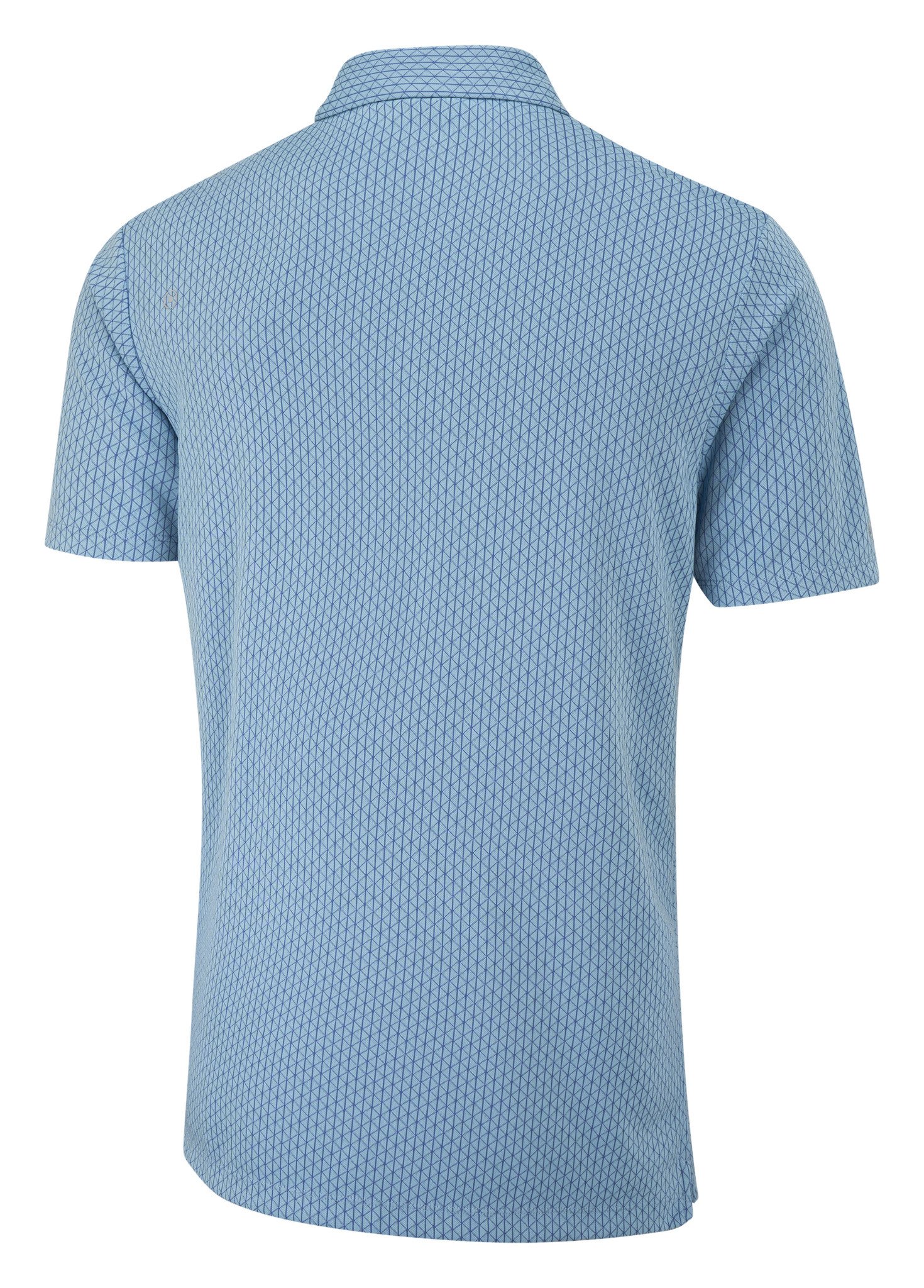 PING Hershel herr polo, dusty blue multi