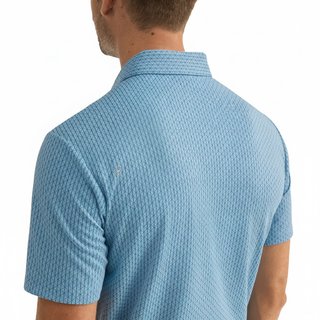 PING Hershel herr polo, dusty blue multi