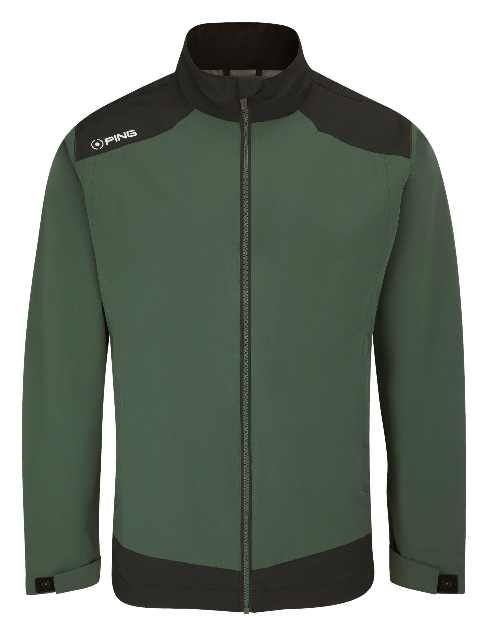 PING AquaDrive Waterproof herr jacka, gorse green/black