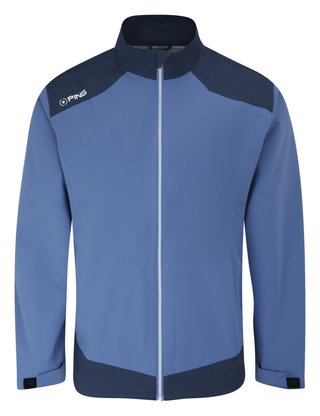 PING AquaDrive Waterproof herr jacka, harbour blue/oxford blue