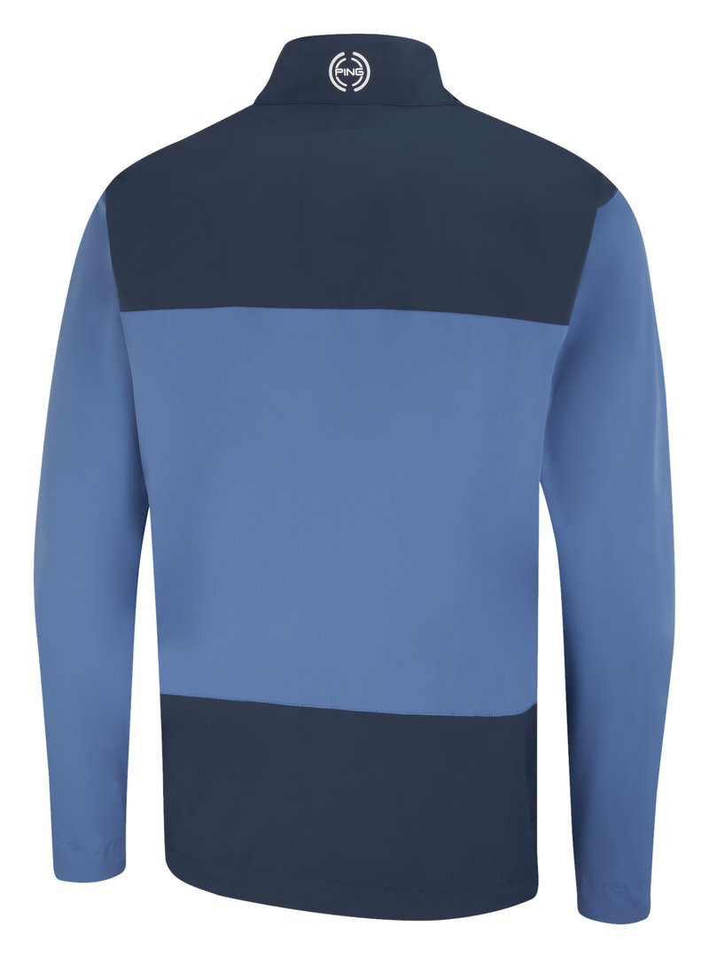 PING AquaDrive Waterproof herr jacka, harbour blue/oxford blue