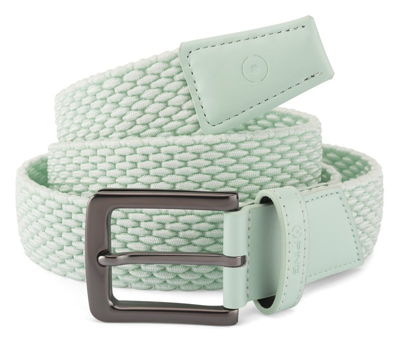 PING Stretch Webbing herrbälte, jade