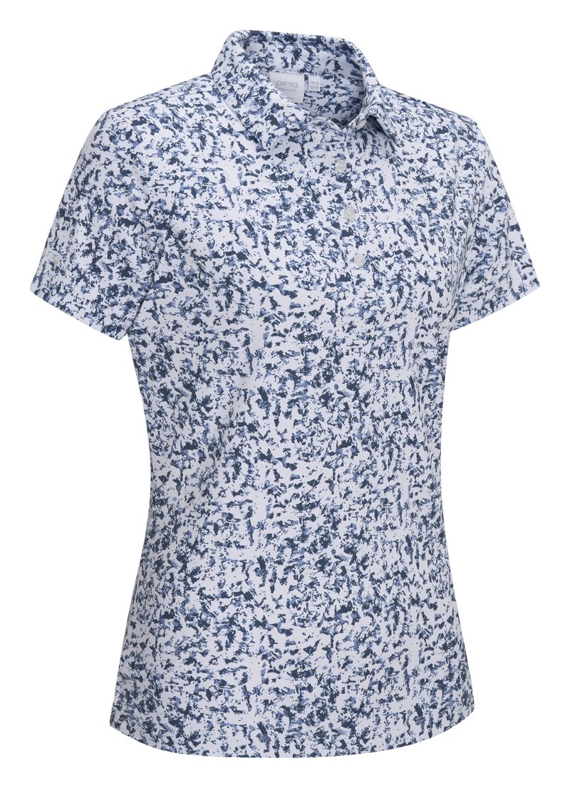 PING Mave dam polo, white multi