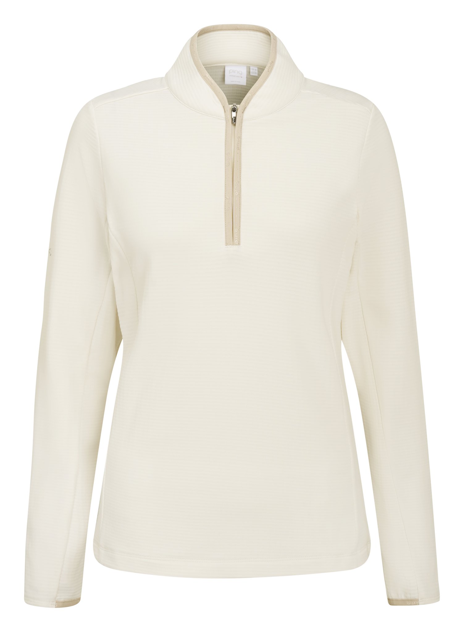 PING Abigale Performance Fleece damtröja, egret