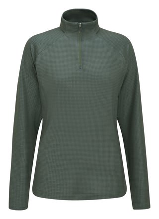 PING Jasmine Printed långärmad damtopp, gorse green/laurel