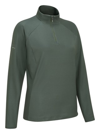 PING Jasmine Printed långärmad damtopp, gorse green/laurel