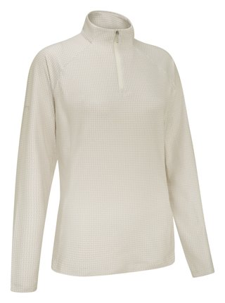 PING Jasmine Printed långärmad damtopp, egret/tawny