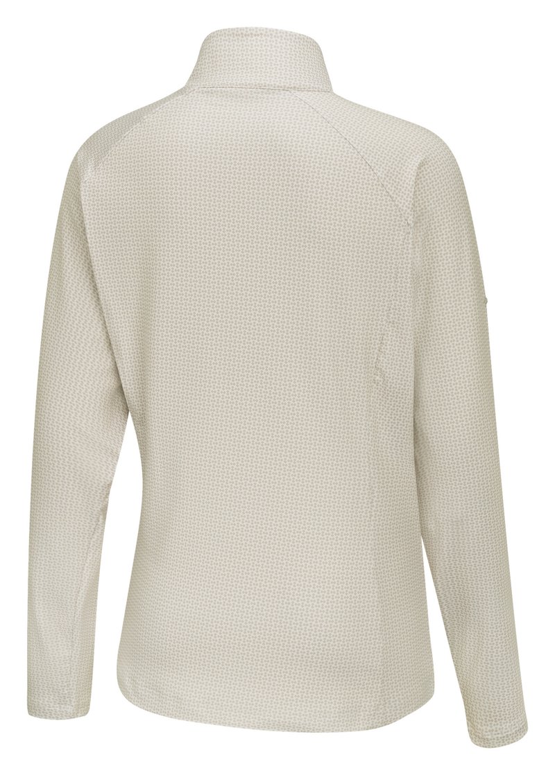 PING Jasmine Printed långärmad damtopp, egret/tawny