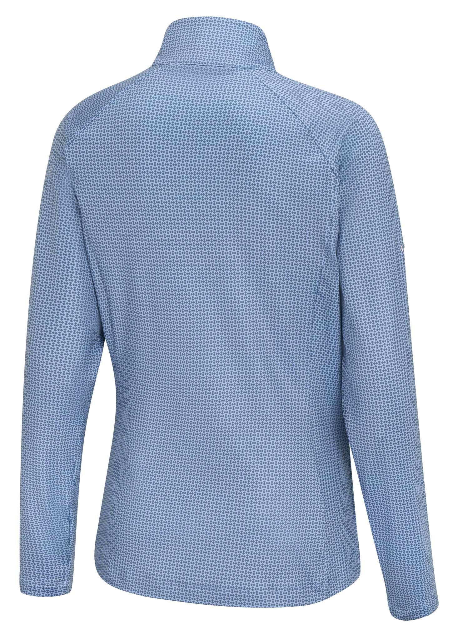 PING Jasmine Printed långärmad damtopp, viola/blue indigo