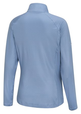 PING Jasmine Printed långärmad damtopp, viola/blue indigo